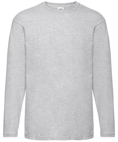 Camiseta de manga larga Valueweight | Gris Jaspeado Nuevo
