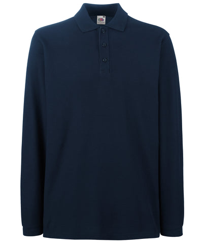 Polo de manga larga premium | Azul Marino Oscuro