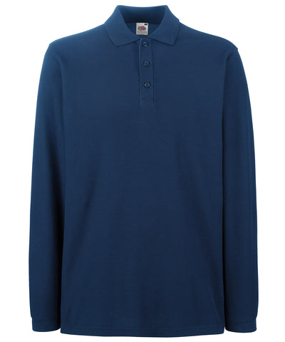 Polo de manga larga premium | Azul Marino