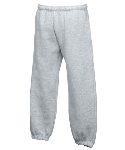 Pantalones de chndal clsicos para nios con puos elsticos | Gris Jaspeado