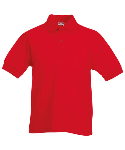 Polo piqu Kids 65/35 | Rojo