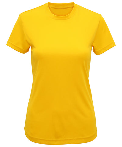 Camiseta de rendimiento para mujer TriDri® | Amarillo Sol