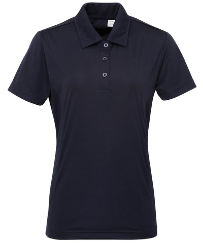 Polo panelado para mujer TriDri® | Azul Marino Francs