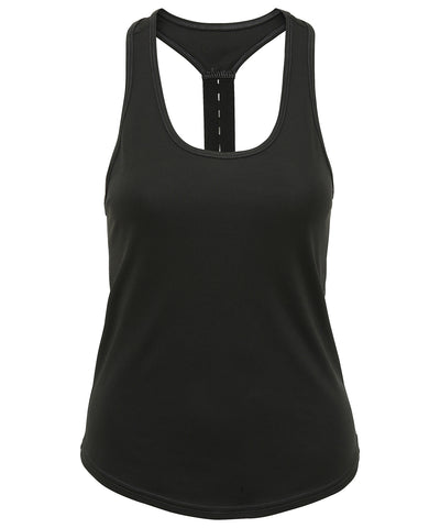 Chaleco de rendimiento con espalda de tiras para mujer TriDri® | Gris Oscuro
