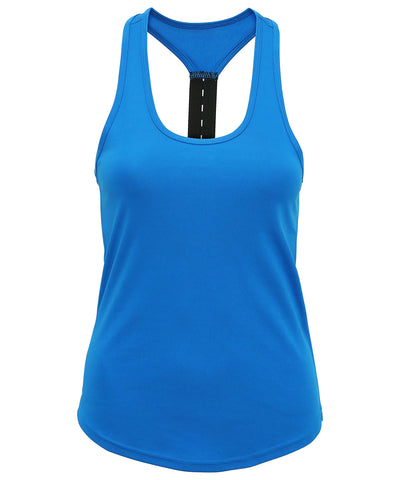 Chaleco de rendimiento con espalda de tiras para mujer TriDri® | Zafiro