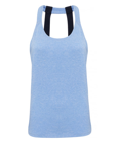 Camiseta de tirantes con doble correa para mujer TriDri® | Melange De Aciano
