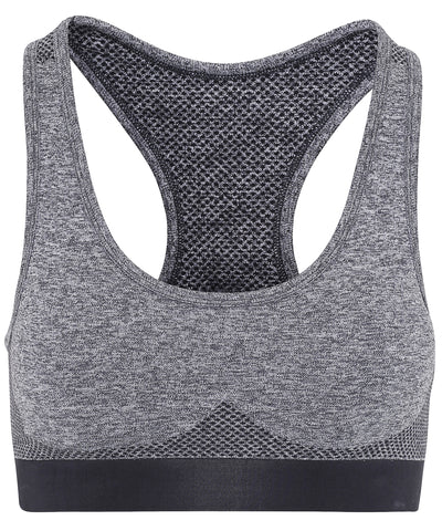 Sujetador moldeador deportivo multiusos sin costuras TriDri® con ajuste 3D | Gris Oscuro