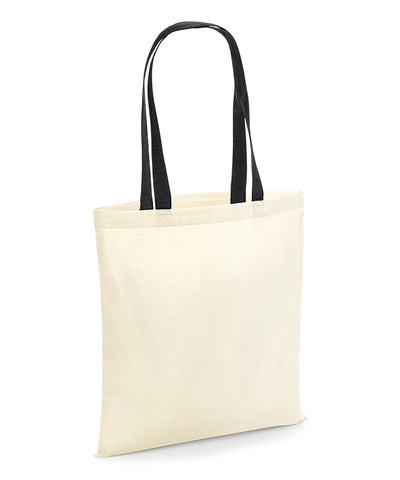 Bolsa para toda la vida - asas de contraste | Natural/Negro