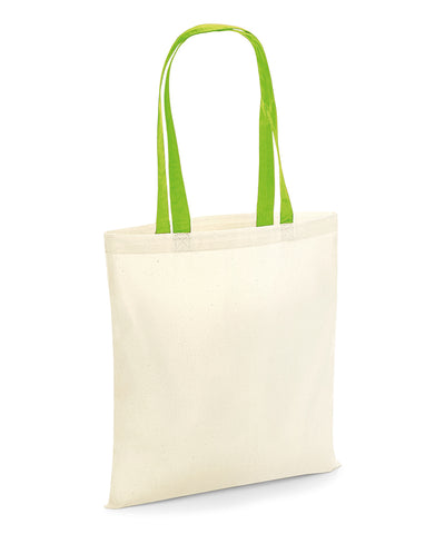Bolsa para toda la vida - asas de contraste | Verde Natural/Lima