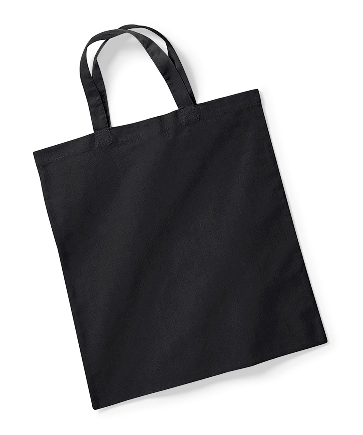 Bolsa para la vida - asas cortas | Negro
