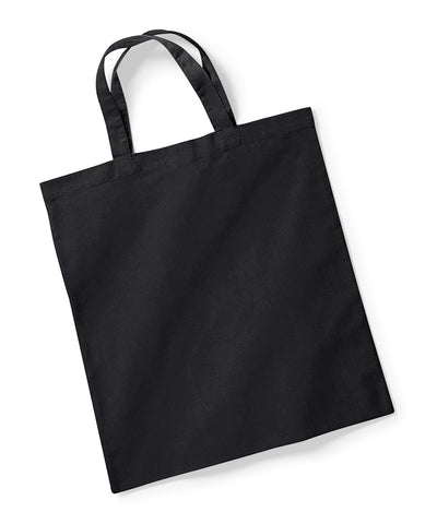 Bolsa para la vida - asas cortas | Negro