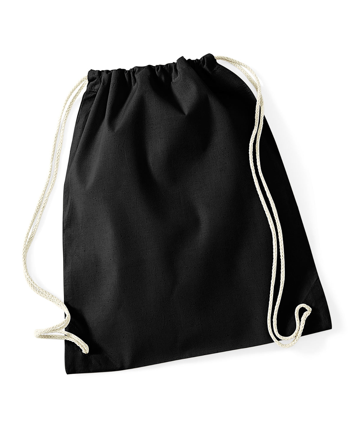 Saco de gimnasio de algodn | Negro