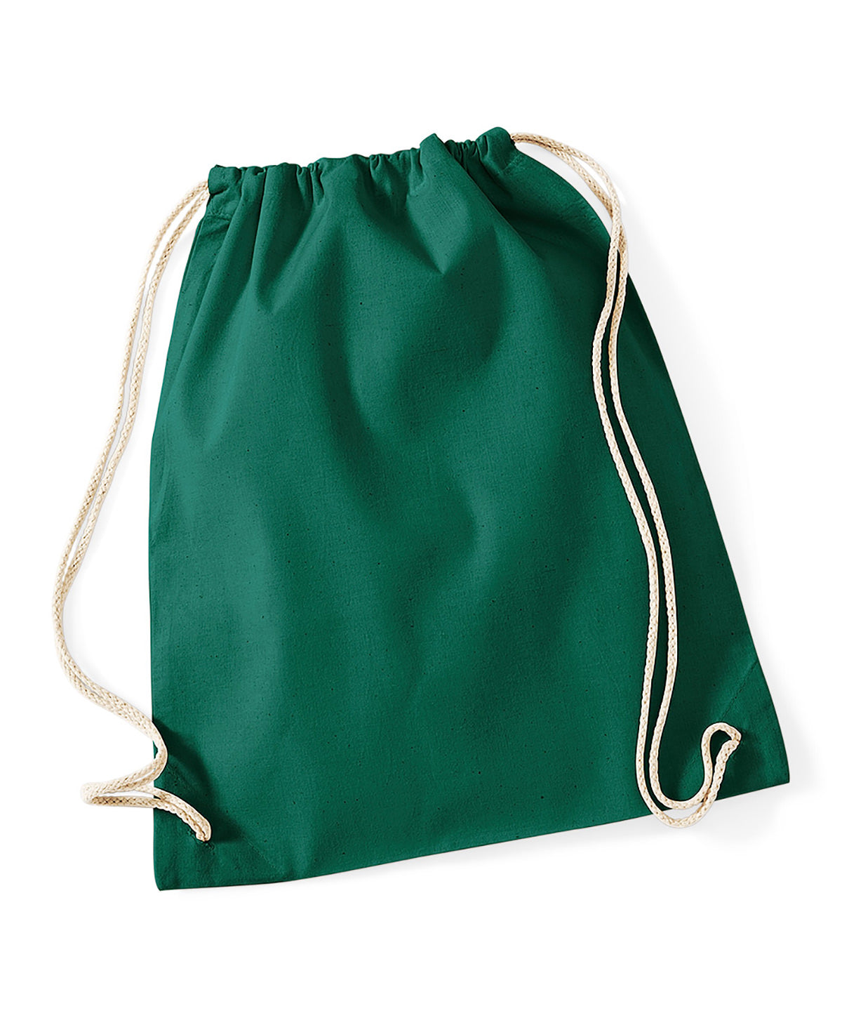 Saco de gimnasio de algodn | Verde Botella