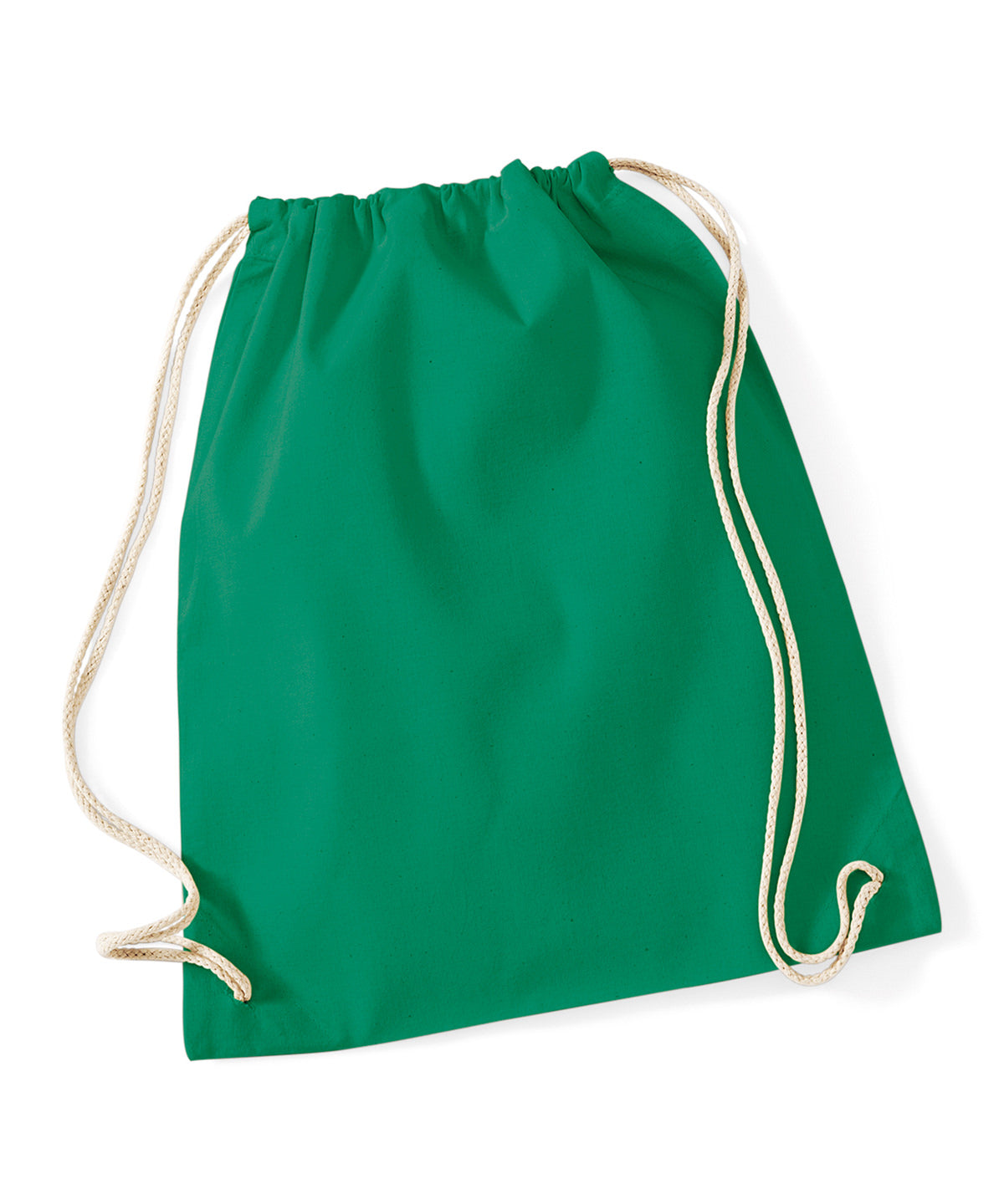 Saco de gimnasio de algodn | Verde Esmeralda