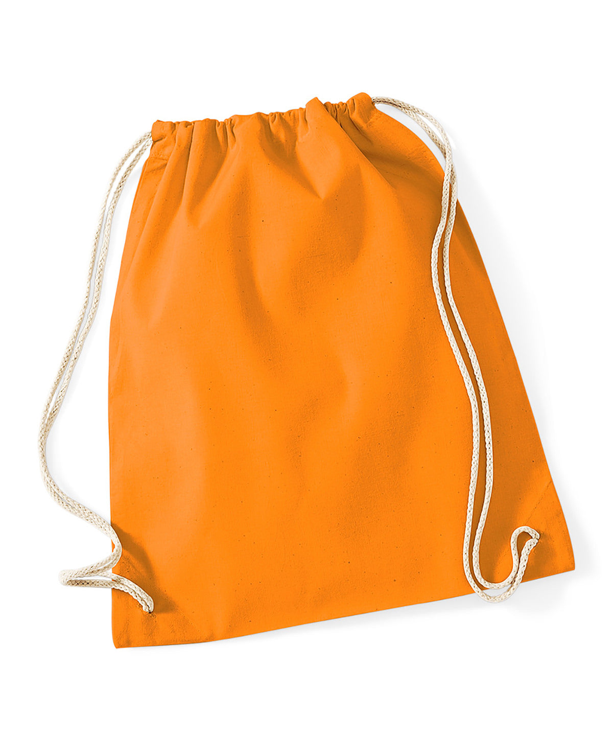 Saco de gimnasio de algodn | Naranja