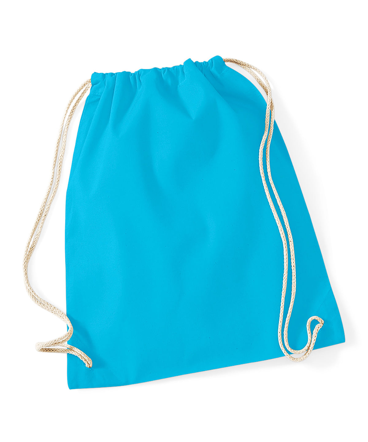 Saco de gimnasio de algodn | Azul Surf