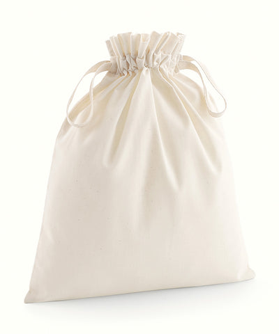 Bolsa de cordón de algodón orgánico | Natural