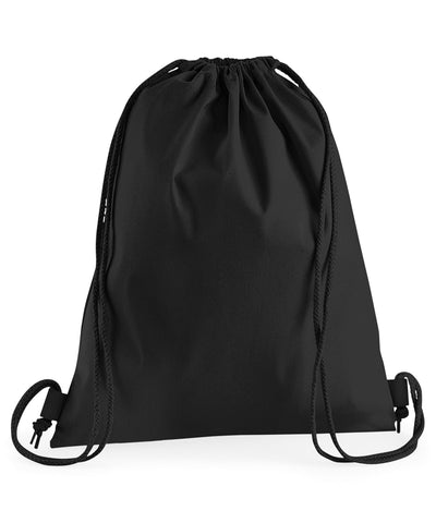 Saco de gimnasio de algodón premium | Negro