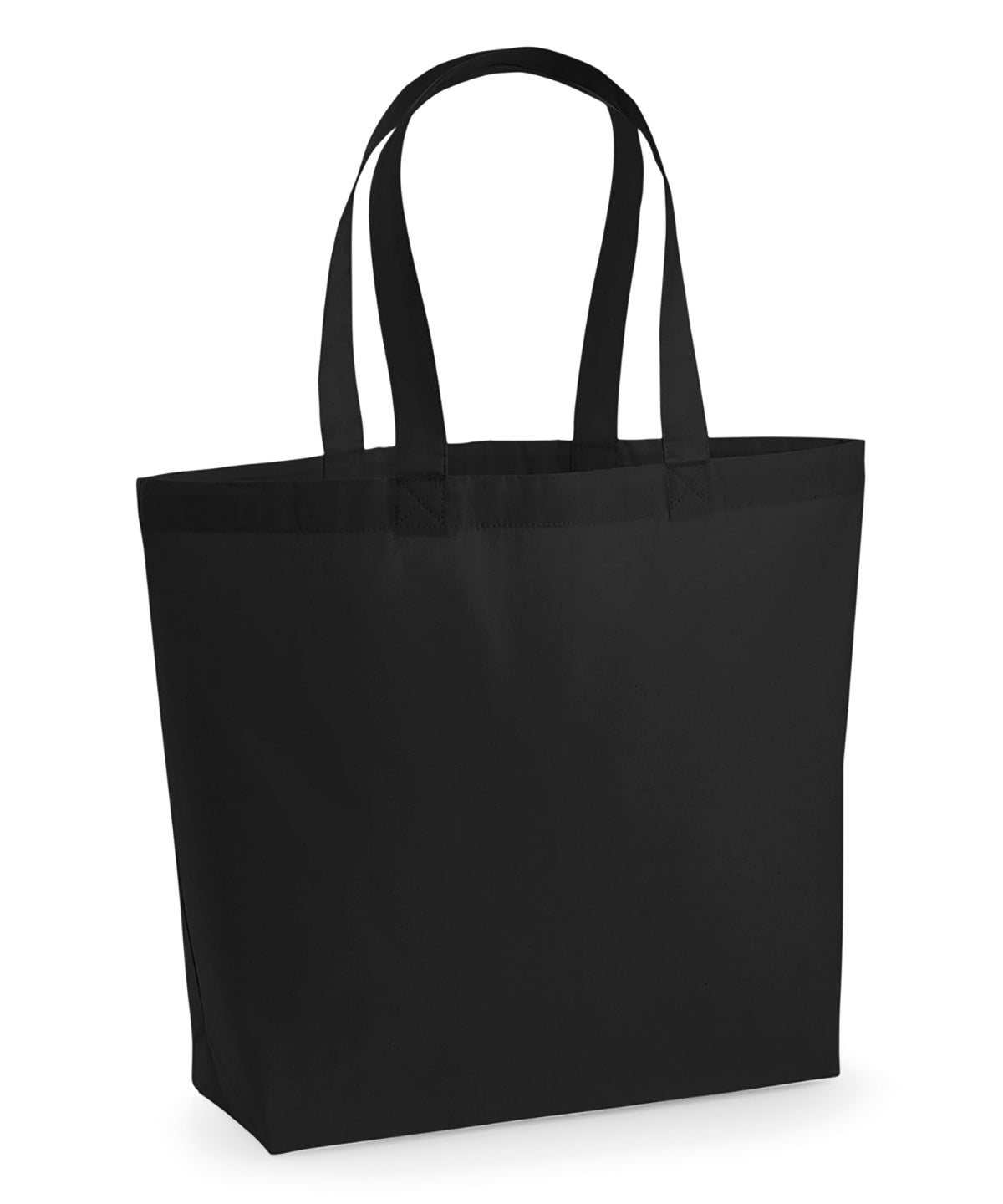 Bolso maxi de algodón premium | Negro