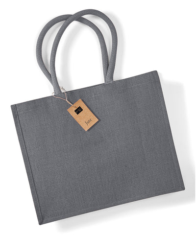 Bolso clásico de yute | Gris Grafito/Gris Grafito