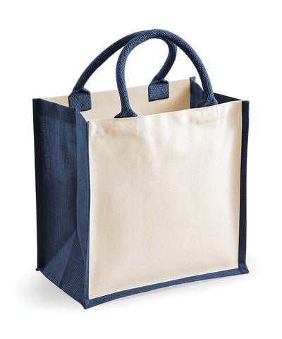 Bolso de yute midi para impresoras | Azul Marino