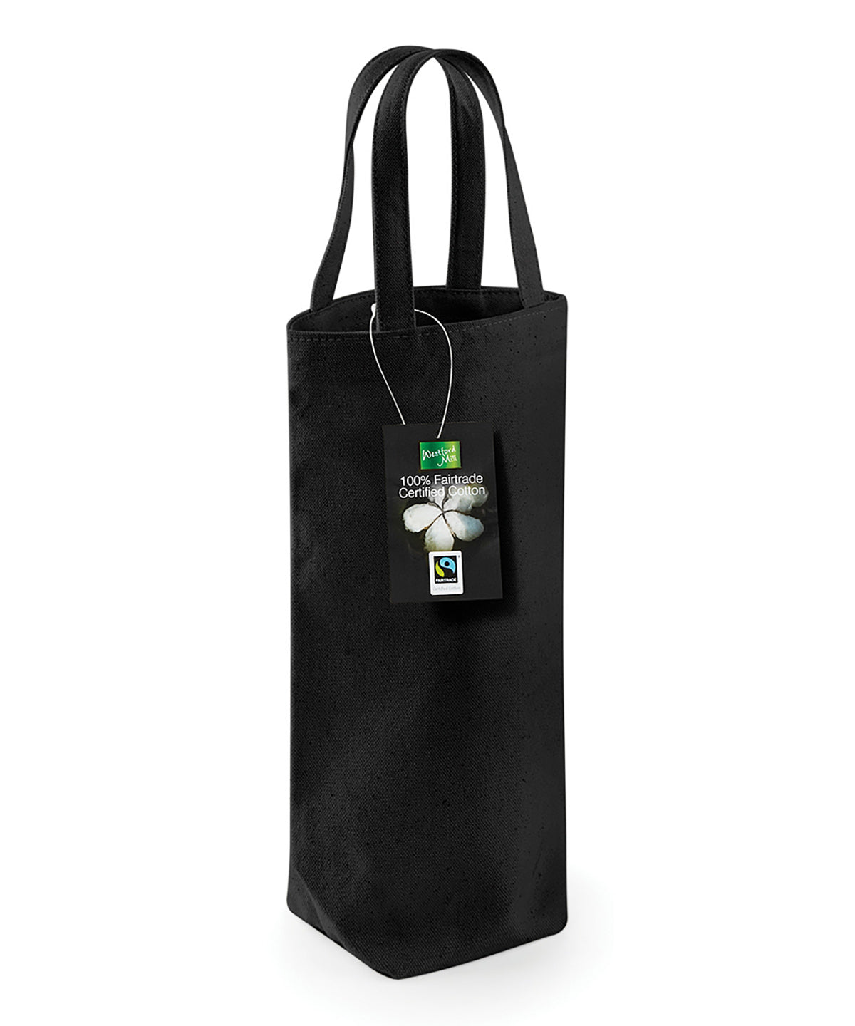 Bolsa de algodón de comercio justo | Negro