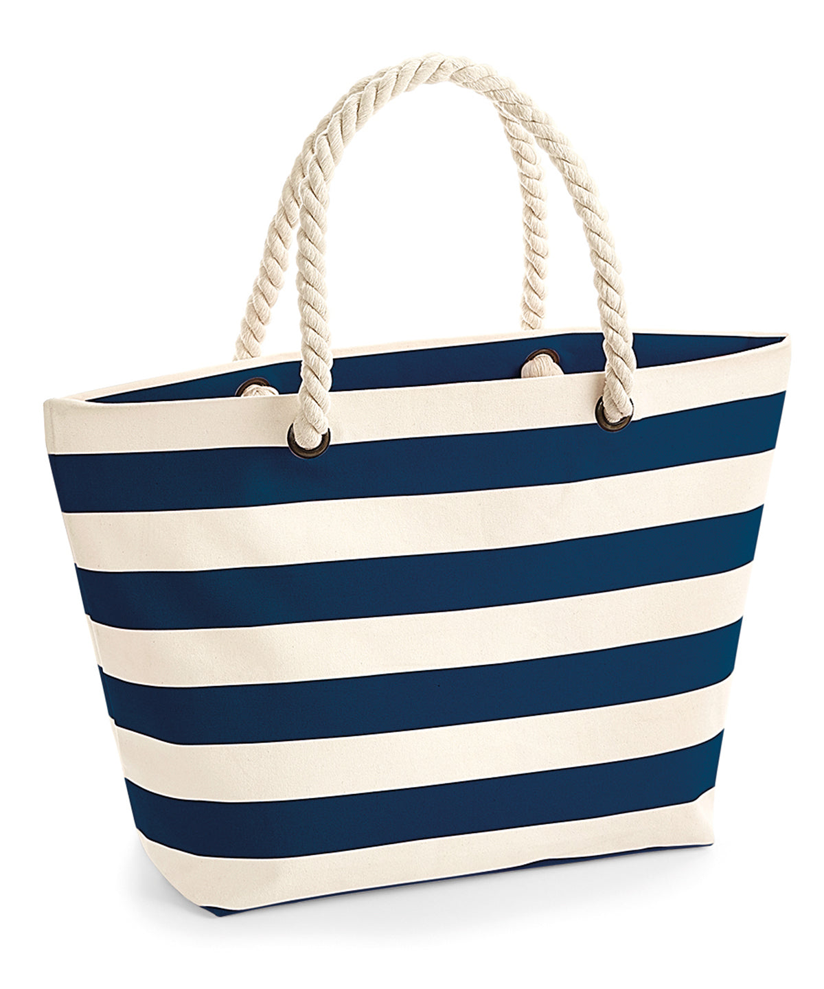 Bolso de playa náutico | Natural/Marino