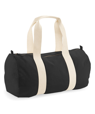 Bolso de barril orgánico EarthAware® | Negro