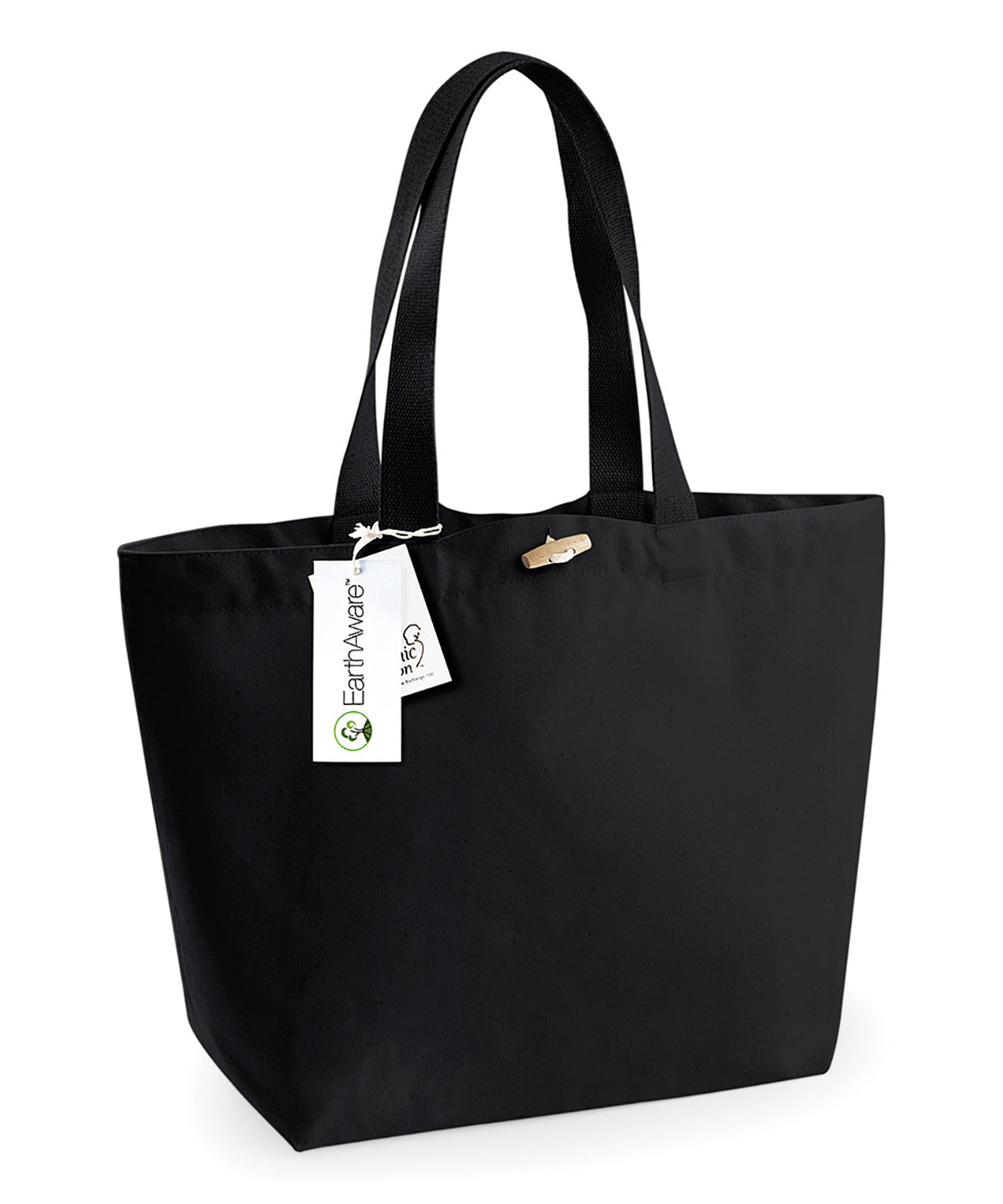 Bolso marinero orgánico EarthAware® | Negro