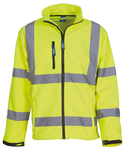 Chaqueta softshell de alta visibilidad (HVK09) | Amarillo Claro