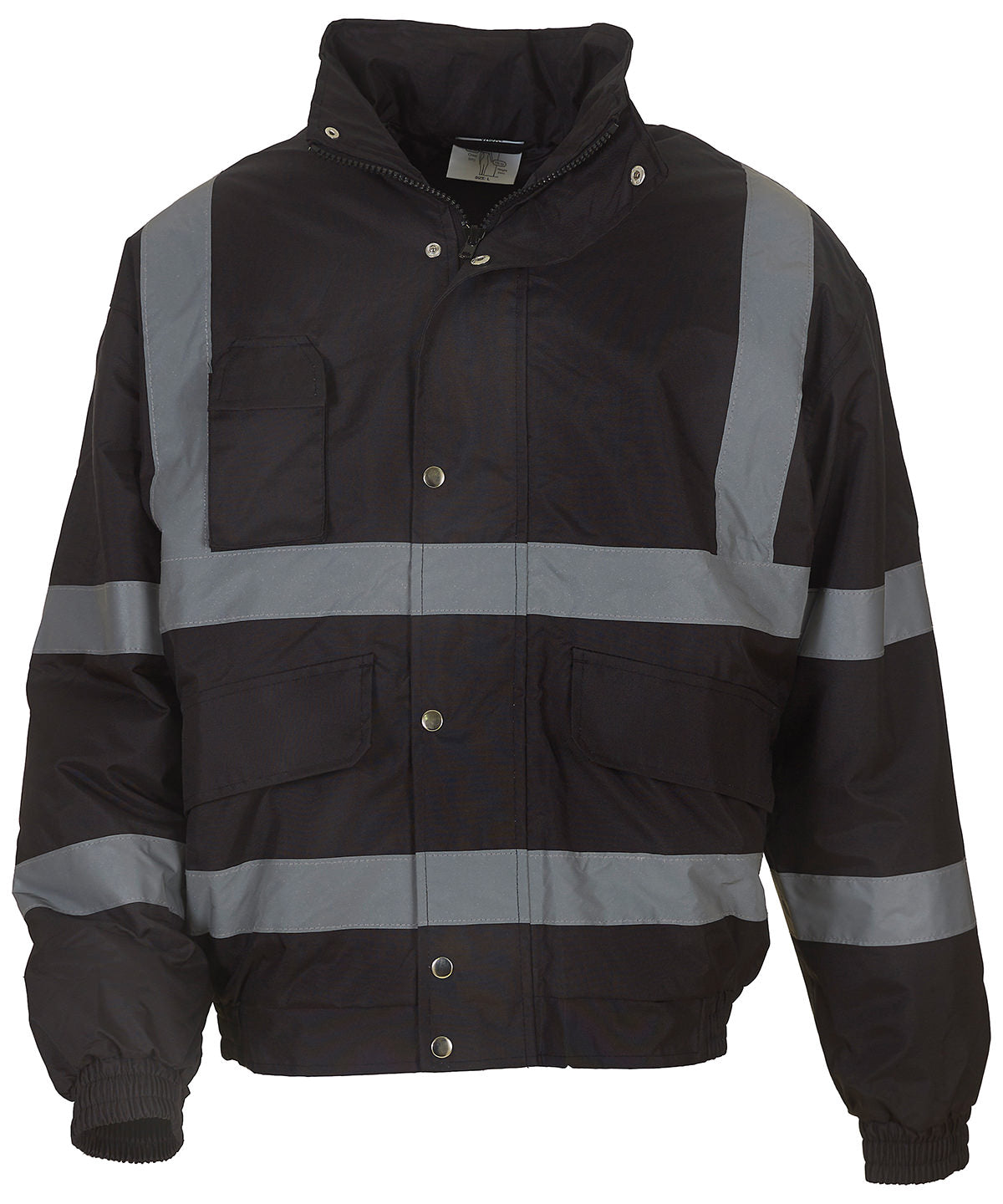 Chaqueta bomber clásica de alta visibilidad (HVP211) | Negro -> Carbón