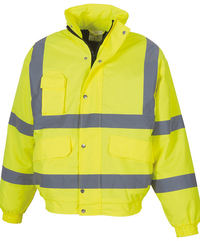 Chaqueta bomber clásica de alta visibilidad (HVP211) | Amarillo Claro