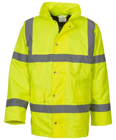 Chaqueta clásica de alta visibilidad para autopista (HVP300) | Amarillo Claro