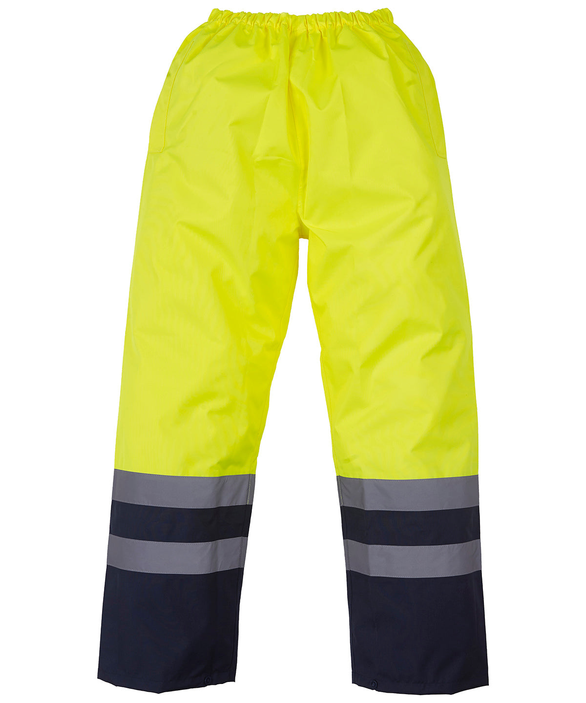Pantalones impermeables de alta visibilidad (HVS463) | Amarillo/Marino