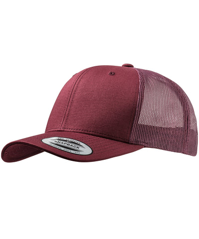 Gorra trucker retro (6606) | Granate/Granate