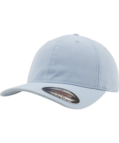 Gorra de algodn lavado Flexfit para pap (6997) | Azul Cielo