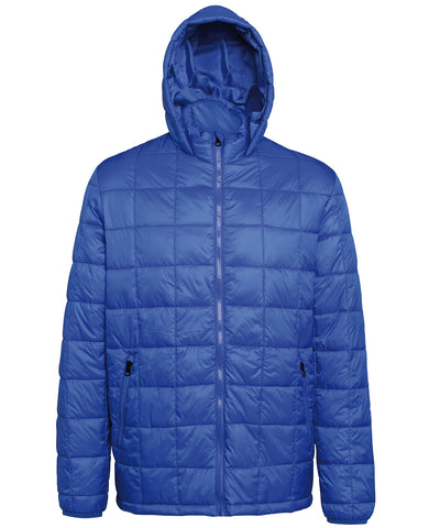 Chaqueta acolchada con capucha | Azul Real