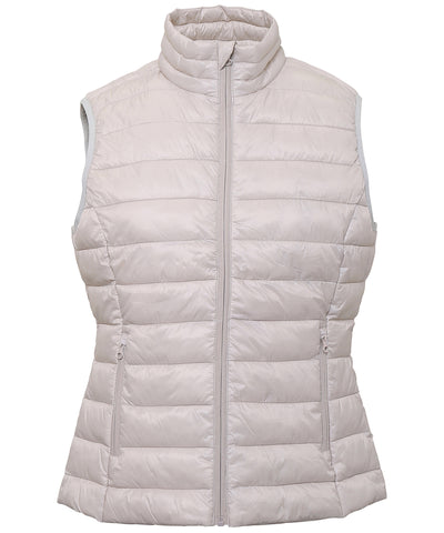 Chaleco acolchado para mujer | Blanco Ostra