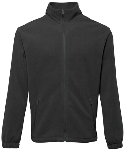Forro polar con cremallera completa | Negro