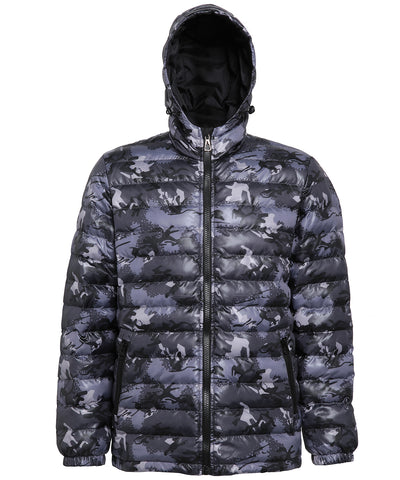 Chaqueta acolchada | Camo Grey