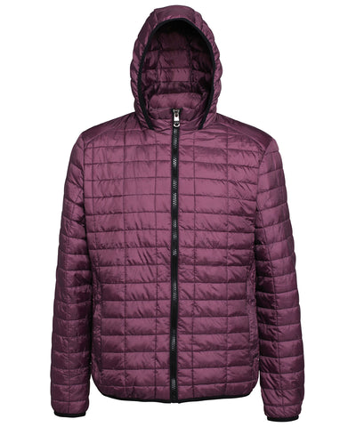 Chaqueta con capucha de panal | Morera