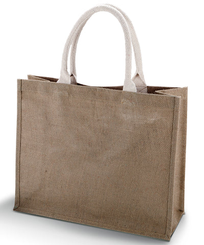 Bolso de playa de yute | Cappuccino - Capuchino