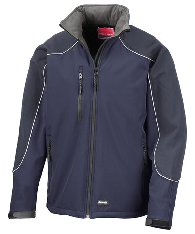Chaqueta softshell con capucha | Azul Marino