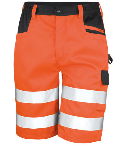 Pantalones cortos de carga de seguridad | Naranja