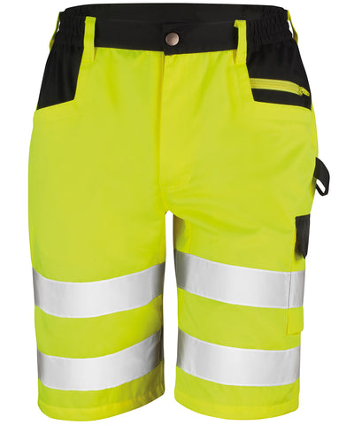 Pantalones cortos de carga de seguridad | Amarillo