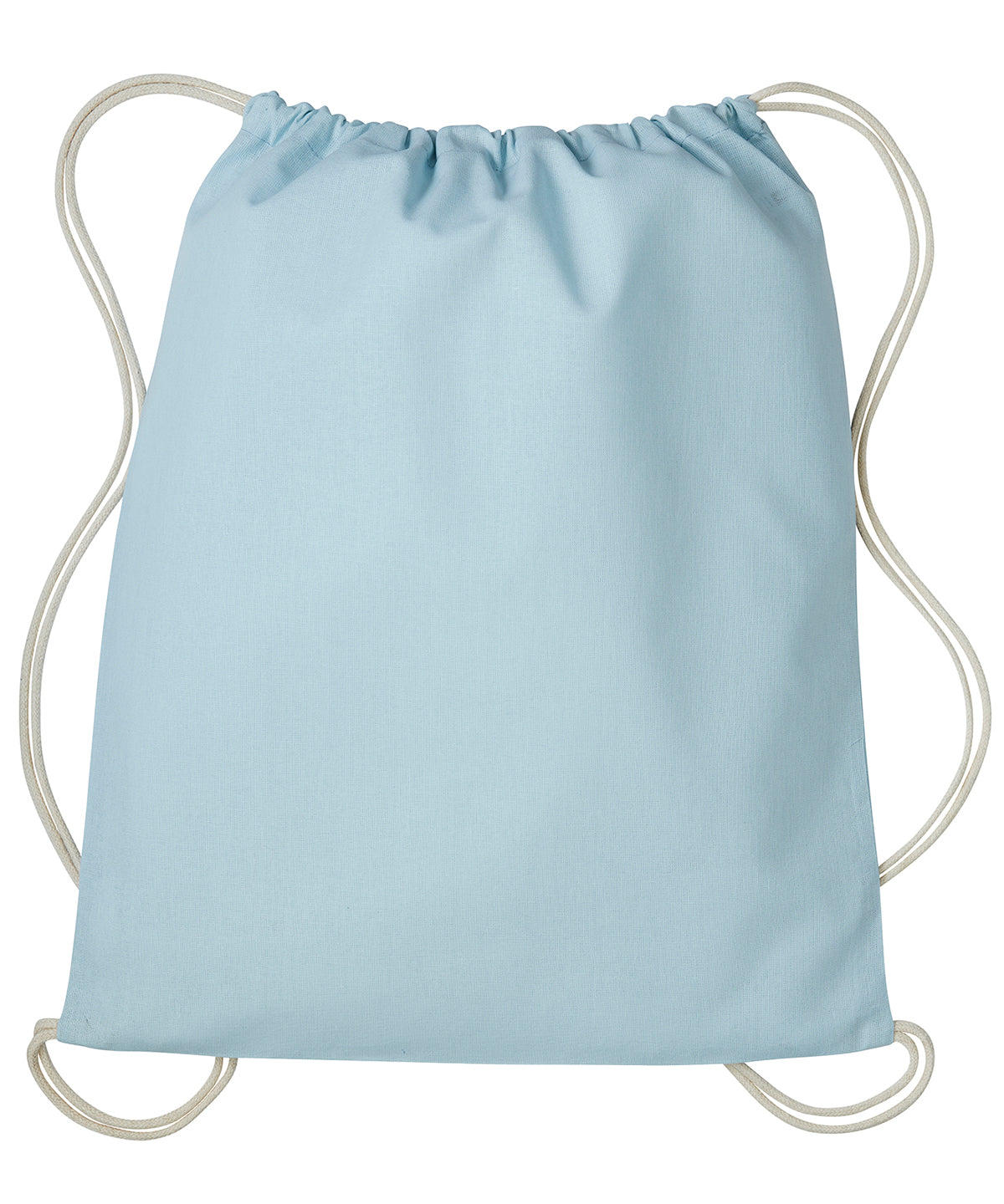 Saco de gimnasio con cordones | Azul Pastel/Natural