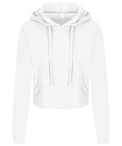 Sudadera corta de mujer | Blanco Nieve