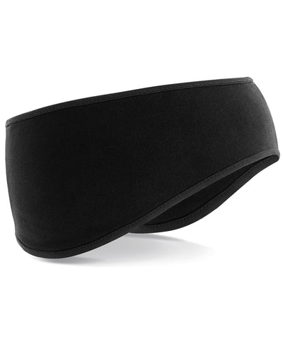 Cinta para la cabeza de tecnologa deportiva Softshell | Negro