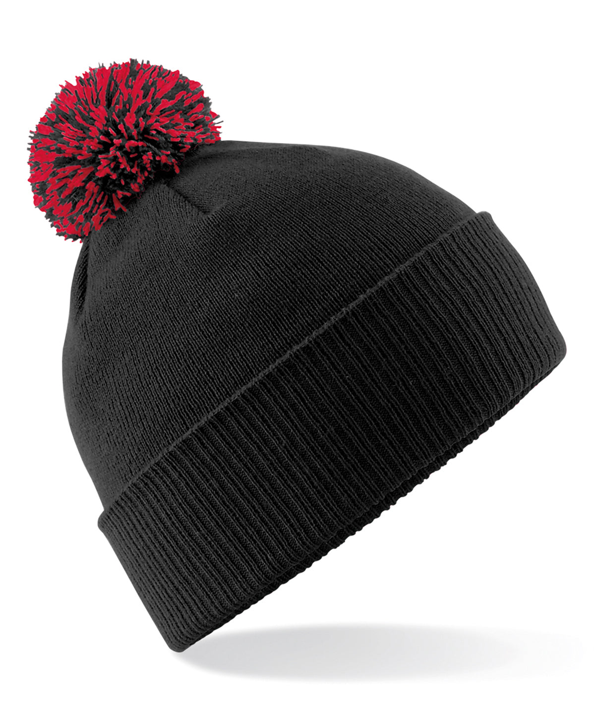 Gorro Snowstar® | Negro/Rojo Clsico