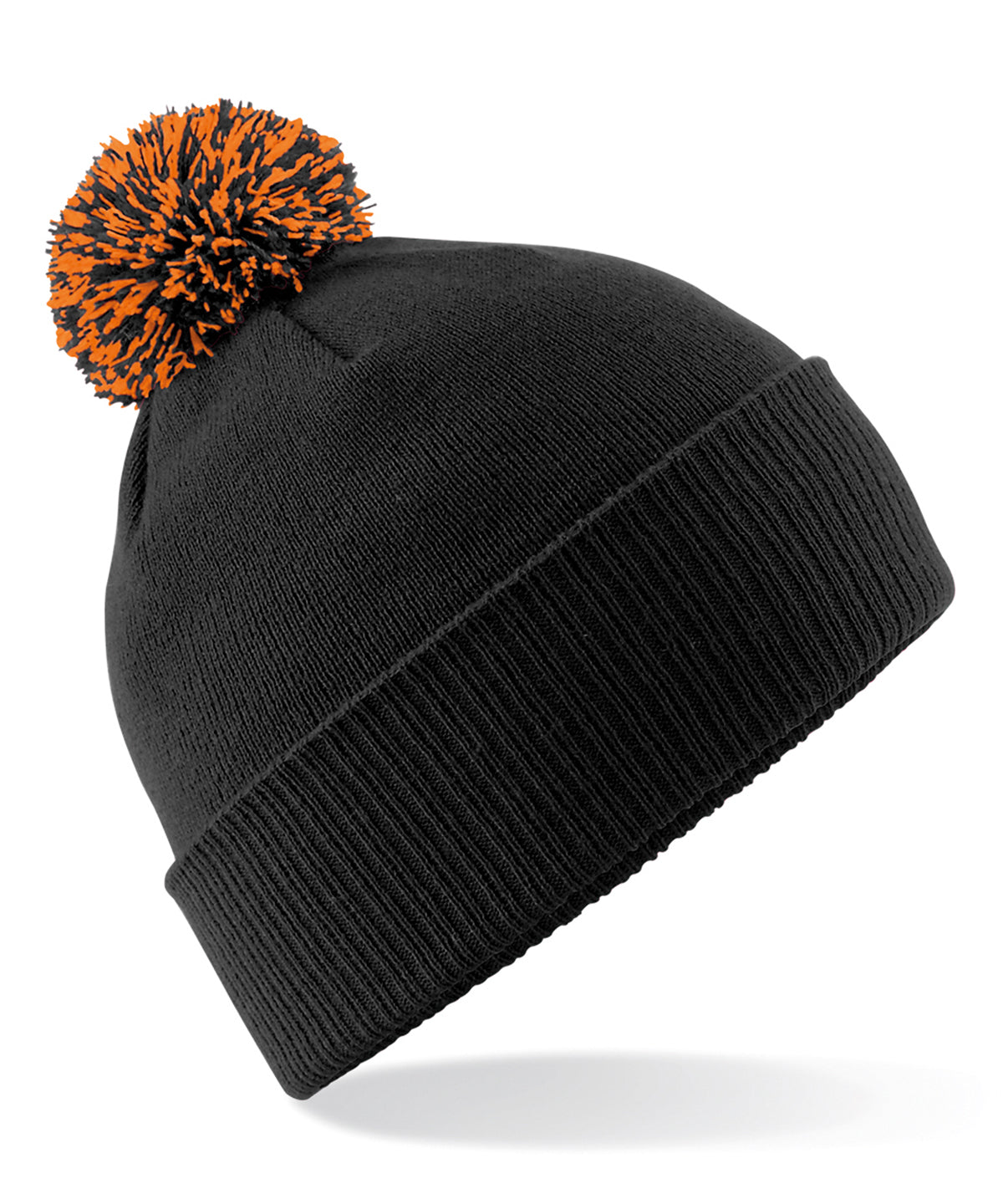 Gorro Snowstar® | Negro/Naranja